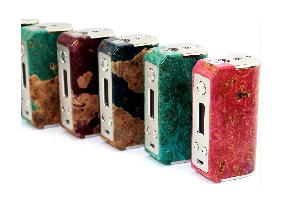 Stabilized Wood BOX MOD - Premium Vape is made from Stabilized Wood!