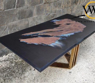 Luxury Black Resin Table