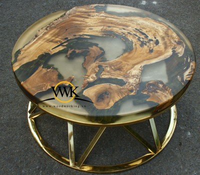 Resin round table