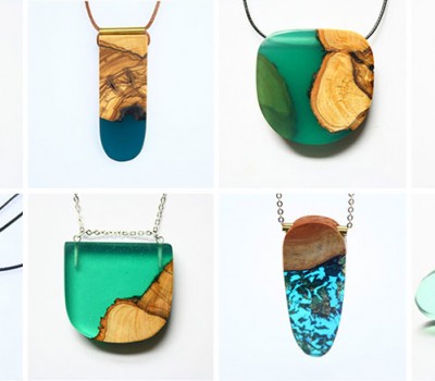 Wood jewelry resin 02