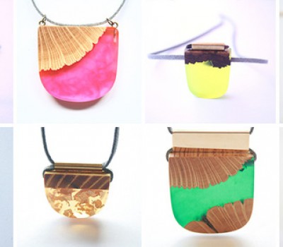 Wood jewelry resin 09
